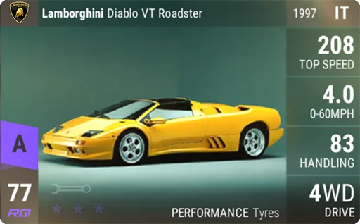 Lamborghini Diablo VT Roadster
