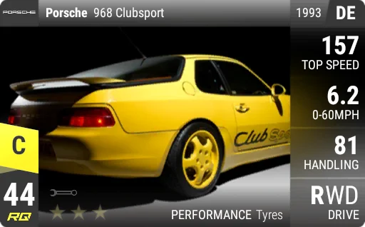Porsche 968 Clubsport