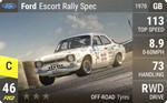 Escort Rally Spec