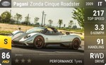Zonda Cinque Roadster