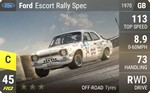 Escort Rally Spec