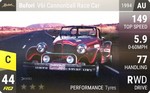 V6i Cannonball Race Car