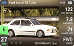 Escort RS Turbo
