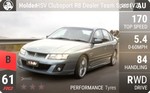 HSV Clubsport R8 Dealer Team Spec (VZ)