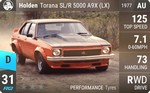Torana SL/R 5000 A9X (LX)