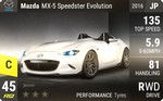 MX-5 Speedster Evolution