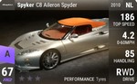 C8 Aileron Spyder