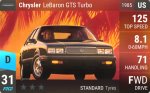 LeBaron GTS Turbo