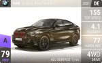 X6 M50i Black Vermilion