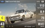 Escort Rally Spec