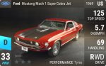 Mustang Mach 1 Super Cobra Jet