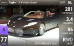 C8 Preliator Spyder