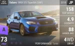 WRX STI Type RA (VAF)
