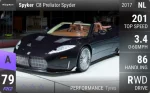 C8 Preliator Spyder