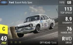 Escort Rally Spec