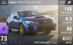 WRX STI Type RA (VAF)