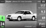 LeBaron GTC Turbo Convertible
