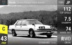 Cosmo Rotary Turbo Saloon