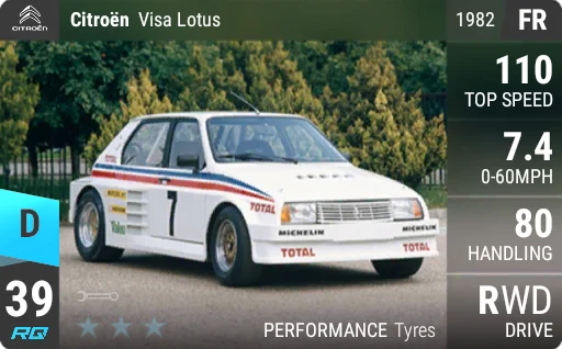 [d39] Citroen Visa Lotus 1982