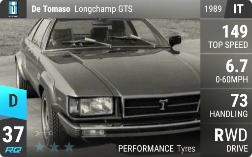 [d37] De Tomaso Longchamp GTS 1989