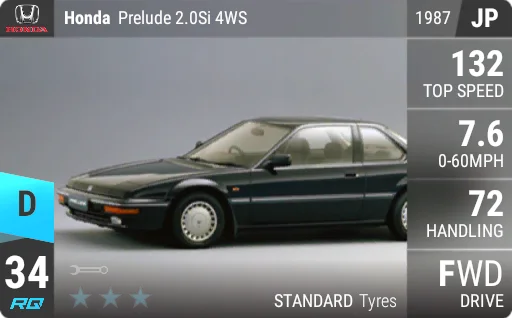 [d34] Honda Prelude 2.0Si 4WS 1987