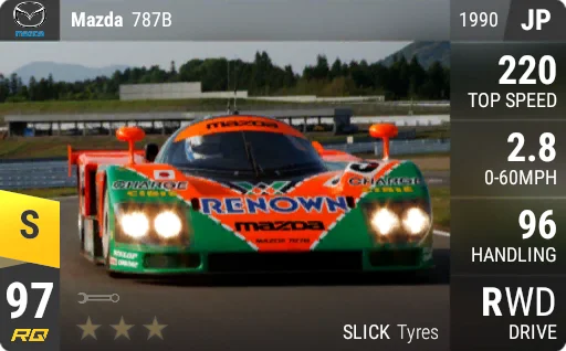 [s97] Mazda 787b 1990