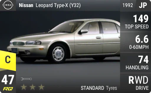 [c47] Nissan Leopard Type-X (Y32) 1992