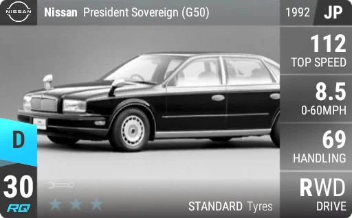 [d30] Nissan President Sovereign (G50) 1992