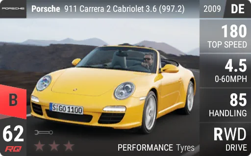 [b62] Porsche 911 Carrera 2 Cabriolet 3.6 (997.2) 2009