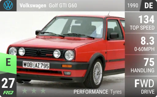 [e27] Volkswagen Golf GTI G60 1990