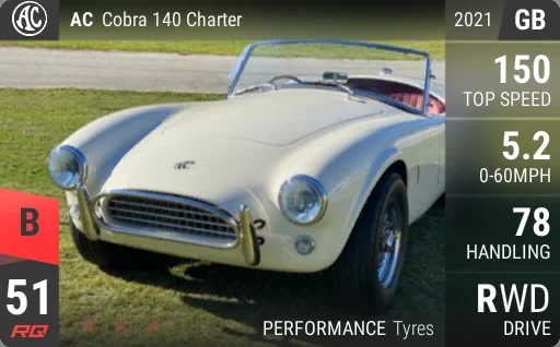 AC Cobra 140 Charter