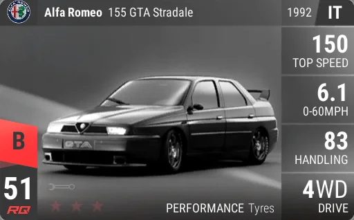 Alfa Romeo 155 GTA Stradale
