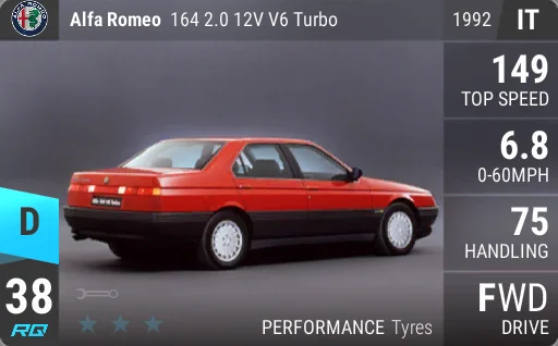 Alfa Romeo 164 2.0 12V V6 Turbo