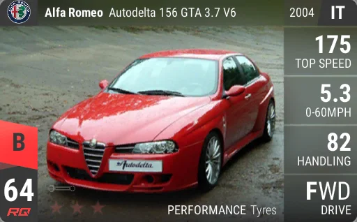 Alfa Romeo Autodelta 156 GTA 3.7 V6