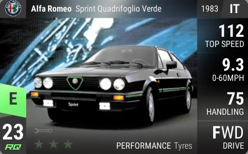 Alfa Romeo Sprint Quadrifoglio Verde