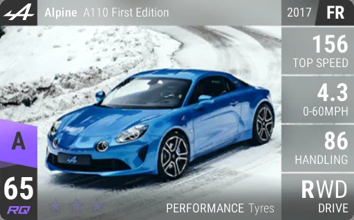 Alpine A110 First Edition