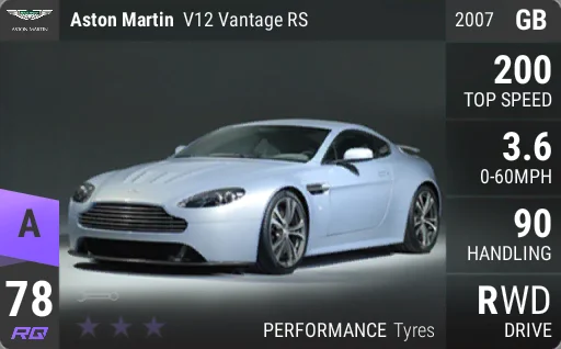 Aston Martin V12 Vantage RS