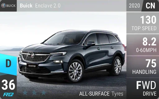 [d36] Buick Enclave 2.0 2020