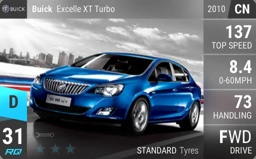 Buick Excelle XT Turbo