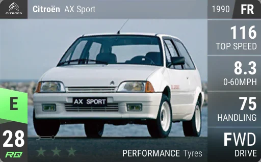 [e28] Citroen AX Sport 1990