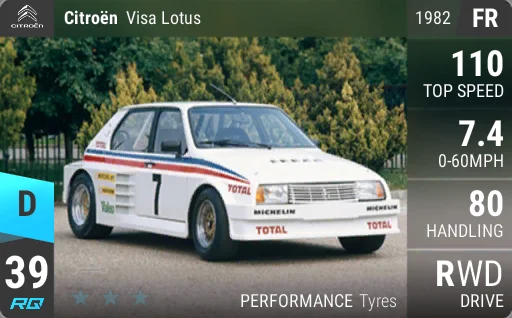 [d39] Citroen Visa Lotus 1982