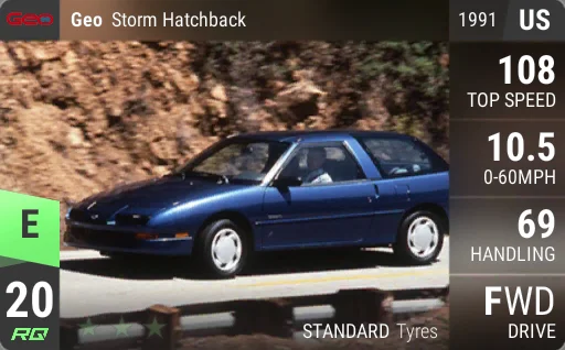 Geo Storm Hatchback