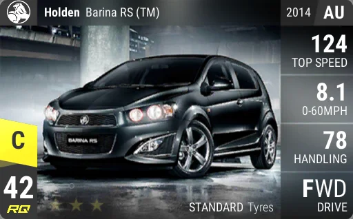 Holden Barina RS (TM)