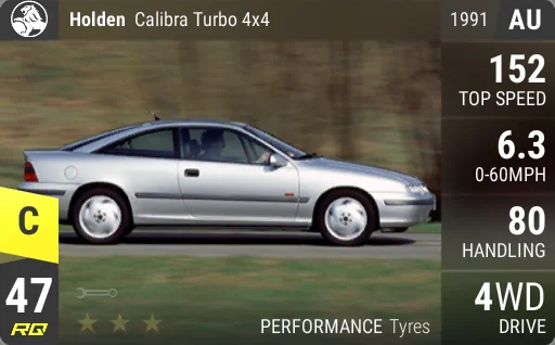 Holden Calibra Turbo 4x4