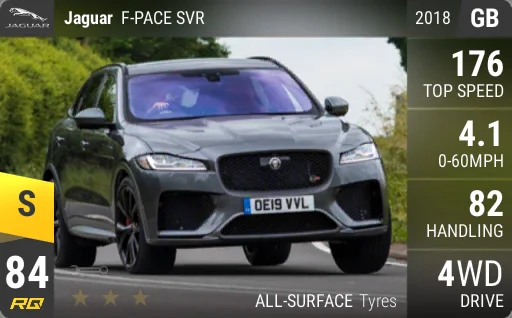 [s84] Jaguar F-PACE SVR 2018
