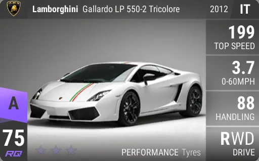 Lamborghini Gallardo LP 550-2 Tricolore