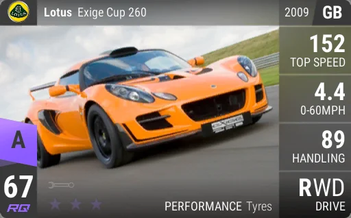 Lotus Exige Cup 260