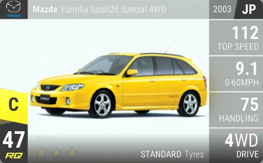 Mazda Familia Sport20 Special 4WD
