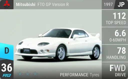 Mitsubishi FTO GP Version R