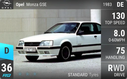 Vauxhall Opel Monza GSE